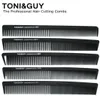 Toniguy Casco de carbono Antistático Barber Barber Bein The Professional Salon Cutting Combs cepillos 0711 0811 4011 06100069289797545