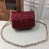 Beroemde merk Mini Tote Bag 1115 Designer Tas Real Leather Varnish Goud/Silver Chains Messenger Bag Hobo Bower Crossbody Flap Dames Purse Hobo Bag Wallet X40