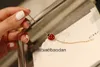 Designer 1to1 Bangle Luxury Jewelry Fanjia Bracelet Seven Star Ladybug Five Flower Female Thick Light Luxury Natural White Fritillaria Red Agate Bracelet Live Broa