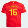 24-25 Spanien Pedri Soccer Jerseys 2024 2025 Lamine Yamal Rodrigo Pino Merino Sergio M.asensio Ferran Hermoso Redondo Caldentey Men Football Shirt 2025