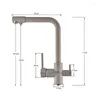 Kitchen Faucets Shinesia Waterfilter Tap Faucet Mixer Drinking Water Filter Sink 360 Rotate Cold