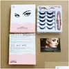 False Eyelashes Upgraded Magnetic Liquid Eyeliner Tweezer Set 5 Pairs Magnet Kit No Glue Make Up Tools 3 In1 Drop Delivery Health Beau Dhkve