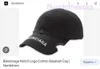 Designer Baseball Hat Embroidered Summer Fashion Ball Cap Belenciagaa Notch Visor Logo Baseball Cotton Hat Black Hat One Size mwl7QXE