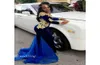 Nouvelle arrivée à manches longues sirène robe de bal royal bleu bon marché robe de fête de soirée formelle faite personnalisée plus taille 2749616