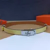 luxury Designer belt for women adjustable Elastic band belt gold and silver buckle casual width 2.0cm fashion gift very nice