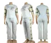 Designer Brand Tracksuits Summer Women Tenues T-shirt à manches courtes et shorts Deux pièces Succès de jogger décontracté