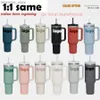 water bottle DHL 1 1 With 40oz Stainss Steel Adventure H2.0 Tumbrs Cups with hand lid straws Travel Car mugs vacuum insulated drinking water botts 1031