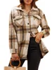 2024 2024 And Autumn Winter Popular Women's Flannel Shirts, Plaid Shirts, Casual Women's Clothing Fashion Fashion 2024 Fashion Fashion