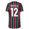 24 25 Fluminense Player Mens Soccer Jerseys Akeno Ganso Andre G. Cano Guga Marcelo John Kennedy Home Football Shirts Courte