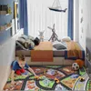 Carpets Partykindom Construction Theme Kids Carpet Playmat Engineering Игра в образовательную сцену подушка для сцены с сплав