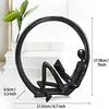 Aesthetic Encircled Reader Art Iron Sculpture Modern Abstract Figurine Shelf Decor Accents Bookshelf Ring Decorative Objects 240411