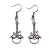 Dangle Earrings 1Pair Guitar Male Earring Materials Jewelry卸売フックサイズ18x19mm