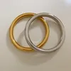 Brazalete de anillo liso de acero inoxidable de acero inoxidable de bangle peri