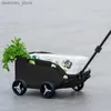 Hondendrager Stroller voor Do Rollin Cat Carrier Pet Carriae 4 Wheels Lihtweiht Foldin Trolley Do Cart voor Travellin Shoppin Walkin L49