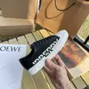 Vintage check sneakers män kvinnor trycker casual skor Tvåfärgad bomullsbardinlägenheter tryckt bokstäver Plaid kalvskinntränare Biobaserade gummibottenskor