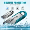 Adaptador Lenovo 2TB USB 3.0 Flash Drives Pendrive de metal de alta velocidad 1TB 512GB 256GB Portable USB DISCURA DE FLASH USB MEMORIA USB DISCO