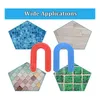 Storage Bags 200 Pack Plastic Shims Structural Horseshoe U Shaped Tile For Leveling 1/8 Inch 1/16 Red Blue