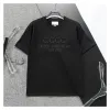 2024 Men's T-shirt designer new casual 100% pure cotton wrinkle resistant classic star shaped letter pattern couple short sleeved shirt black and white Asian size M-3XL