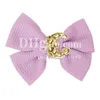 Luxury Brand Dog Hair Clips Designer Cat chien Princesse Bow Coiffure Coiffure Coiffure Schnauzer Pomeranian Bichon Puppy Beauty Hair Ornements