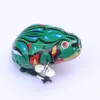 Kids Classic Tin Wind Up Clockwork Jumping Iron Frog Toy Action Figures For Children Toys Boy Gift Baby 240408