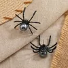 Brincos de garanhão aranhas Studs Jóias de orelha Liga de liga Pins Dropship