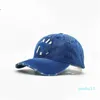 Ball Caps Dorośli mężczyźni swobodny vintage dżins haft baseballowy Kobiety bawełny sportowy kapelusz Hip Hop Golf Hats