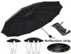 Large Folding Umbrella Men Rain Woman 3 Fold Umbrella Automatic Windproof Umbrellas 1012 Ribs Parasol Rainy Sunny5691496