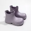 여성상 수상자 플랫폼 첼시 부츠 패션 마틴 부츠 럭셔리 청키 힐 가죽 디자이너 Beaubourg Wonderland Flat Ankle Boots Shoes 01