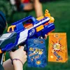 KK144 180pcs 1.5 pouces d'anniversaire Autocollants Cartoon Toy Gun Wars Star Batta