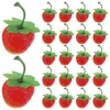 Party Decoration 30 Pcs Simulated Strawberry Model Fake Fruits Props Strawberries Cute Stuff Decorations