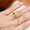 Clusterringen ovaal gesneden gele diamantbelofte ring dikke sterling zilver 18K vergulde hoogwaardige Poolse edelstenen bruiloft voor vrouwen