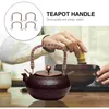 Dijkartikelen Sets Beam Pot Handle Creative Kettle Handles Rattan -stijl Teapot Grip Vervanging Rural Uniek landdecoratie
