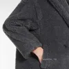 Manteau de manteau de mante à manche en cachemire de mode maxmaras pour femmes en peluche en peluche