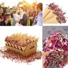 10-50 Packs Hochzeitskonfetti natürliche getrocknete Blumenrose Blütenblätter Pop Braut Dusche Geburtstagsfeier DIY Dekoration Biologisch abbaubar PETAL 240417
