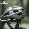 Cycling Caps Masks Masks RockBros Bicycle Light Helmet MTB Road USB WAARSCHUWING ACHTERLICHT CYCLING HELME EPS PC Intergrally-Golded Safety Bike Helmet L48