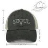 Berets SEOUL (Black) ?? ??! Gaja! Cowboy Hat Anime Beach Outing Vintage Men's Caps Women's