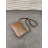 Evening Bags Leather Womens Bag Luxury Retro Tofu Small Square Shoulder Messenger Split Flap Handbag