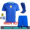 2024 Argentinas Soccer Jerseys Zestaw 24/25 Copa America 3 gwiazdki 2025 Puchar narodowych Puchar Domu Men Football Set and Socks Di Maria Lautaro J.alvarez Zestawy