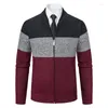 Camisolas masculinas 2024 Autumn/Winter Casual Loose Collar Sweater Cardigan Sweater Large Knit Casat