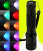 Färgbyte Gadget RGB LED Torch 3W Aluminium Alloy Edison Multicolor Rainbow Torch for Family Party Vacation279P2894279K8772525