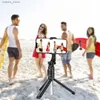 Selfie monopods mini selfie stick treppied stand per smartphone bluetooth wireless portatile per trasmissione in diretta Huawei iPhone Android Y240418