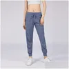 Yoga Outfit Women Studio Pants Ladies Dasci rapidamente Dstring Pantaloni sportivi sciolti Dance Jogger Girls Gym Fitness Delivery Delivery O Dhgai