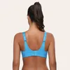 Bras Wingslove Women's Stretch Wireless High Impact Sport Bra Racerback Compression Support Training Runing Sportwear Underwe