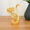 Dinkware Sets Gold Light Luxury Swan Swan 6 Pack Fruit Fork Spoon Cucchiaio per bambini Set di dessert Set Torta