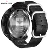 North Edge Apache-46 Men's Sports Smart Watch Digital Altímetro Barômetro Câmera habilitada com estojo de metal para iOS com bússola