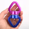 30KN Yoga Accessories Swivel Connector Carabiner Universal Ring Gimbal climbing Rotary Rotational Hammock Spinner Rope 240415