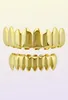 Hiphop Grill JewelryClassic liso Gold Sier Rose Dentes banhados Grillz Bottom Borço dental de dente Dental Grills Men Lady Hip Hop 1189202