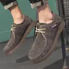 Chaussures décontractées tendance hommes baskets en cuir de la mode