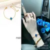 Designer 1to1 Bangle Luxury Jewelry High Version Fanjia Clover Single Flower Armband Five Flower Pendant Nisch Light Luxury 18K Accessory