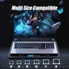 기타 컴퓨터 구성 요소 A9 게임 RGB 노트북 Cool 6 팬 게임 LED 라이트 노트북 Coolcold Cool 13-18 인치 스탠드 MacBook Notebooks 2023 Y240418